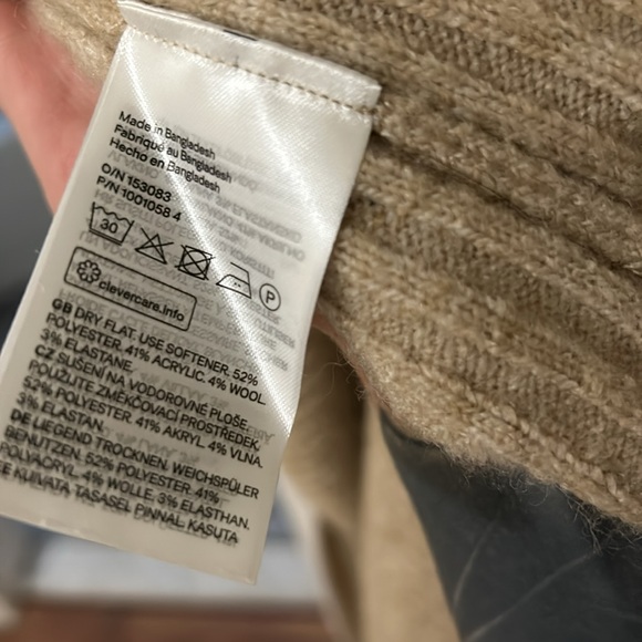 H&M tan/beige maxi cardigan - Picture 4 of 4